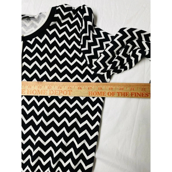 Talbots Oprah Magazine Collection Cardigan Sz MP Button Up Knit Chevron Stretch - Picture 6 of 8